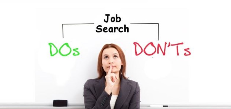 Job Search - Do's and Don'ts Banner Image